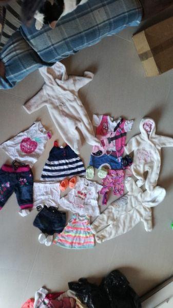 0-3 month girl clothing