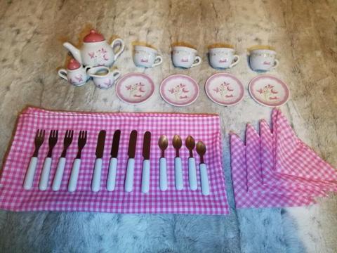 Barbie porcelain tea set