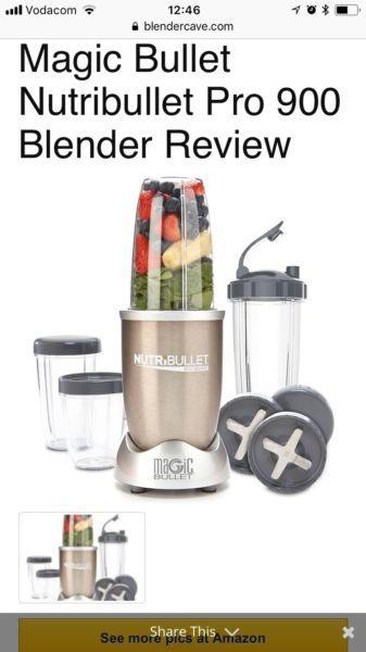 Nutri magic bullet pro 900 series