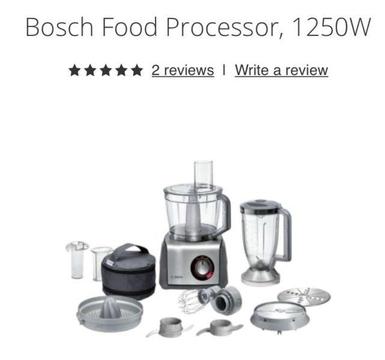 Bosch MultiTalent 1250 Watt food processor