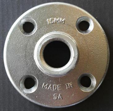 15mm Flange for pipe OD 20mm