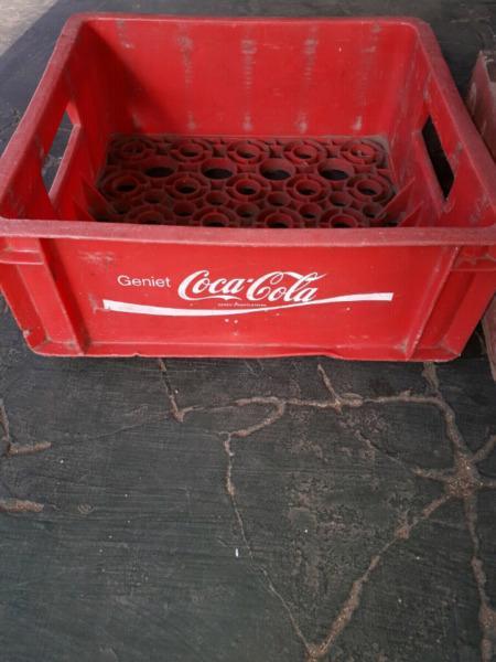 Plastic vintage coke kas 32 x 34cm R100