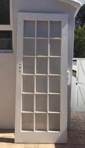 COTTAGE PANE DOOR WITH GLASS, R500
