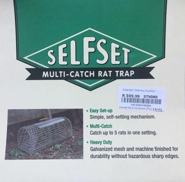 Rat trap - humane and owl friendly