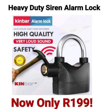 Heavy Duty Siren Alarm Lock (BESTSELLER)