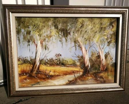 R2,950 - Original Oil Painting by well known South African artist BARBARA PLONER