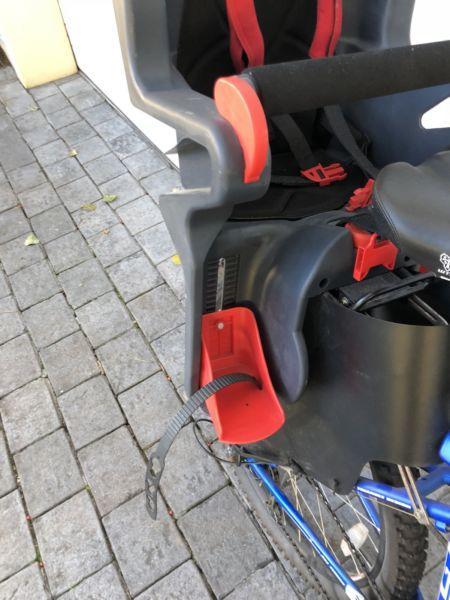 GT Avalanche bike with toddler seat