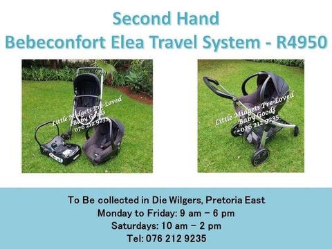 Second Hand Bebeconfort Elea Travel System
