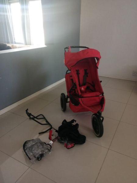 Phil and Teds double Pram/Jogger R3500