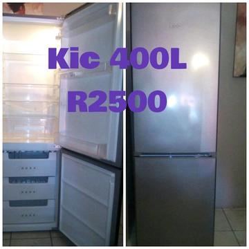 Silver Kic 400L fridge freezer....R2500