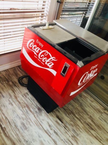 Antique Coca Cola freezer / fridge