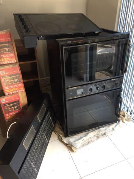 Defy Gemini oven, stove and extractor