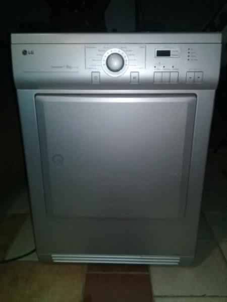 Lg tumble dryer 7.5kg silver grey