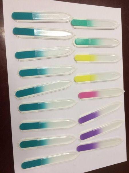 Crystal Glass Nail Files - Small size - Ideal for presents