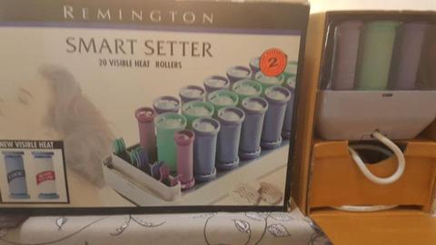 Remington smart setter 30 heated roller set