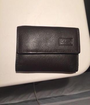 Genuine leather Galaxy wallet