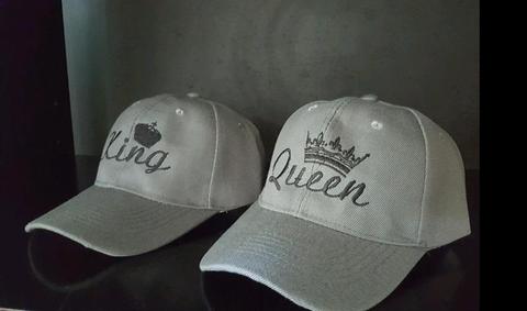Caps - King and Queen Embroidery