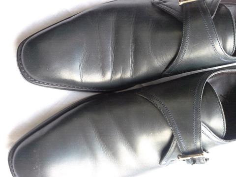 Navy Single Monk Strap Mens 10/44