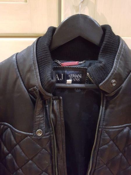 Armani leather jacket