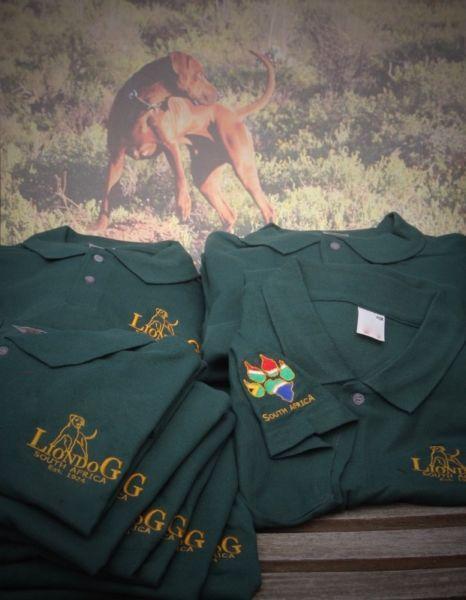 Liondog® / Rhodesian Ridgeback Polo Shirt Green