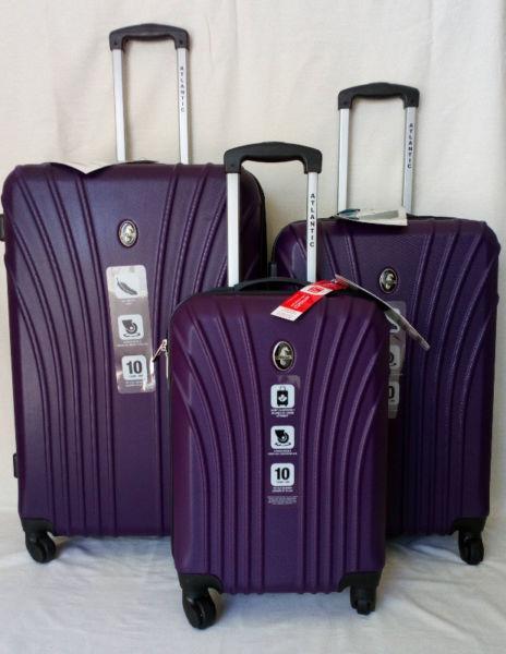 Atlantic Beaumont Hardside 3 Piece Spinner Luggage Set Mauve
