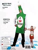 Costume adult beer man R459