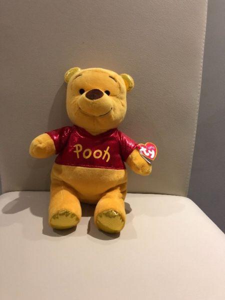 Winnie the Pooh Sparkle Plush - Brand New