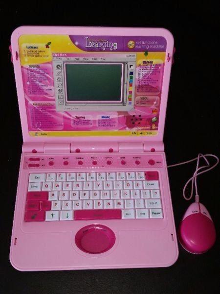 Brand New kids learning laptop Computer With 50 learning Activities(Pink and Blue Colour)
