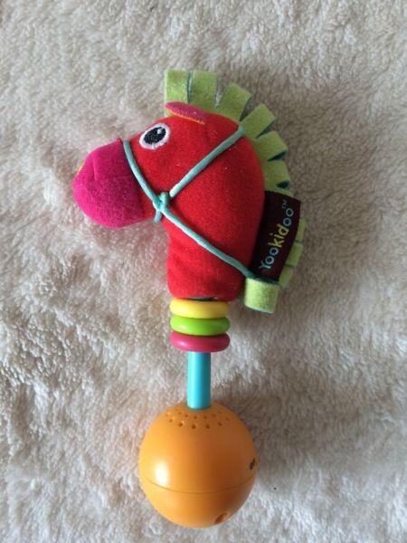 YooKidoo Horse rattle sensory toy