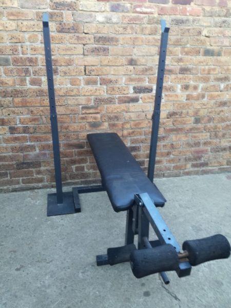 Bench squat rack