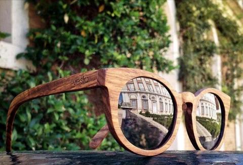 Veslo eyewear wooden polarized sunglasses