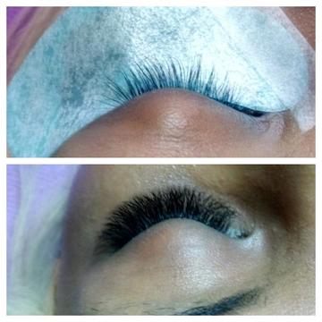 Volume eyelash extensions