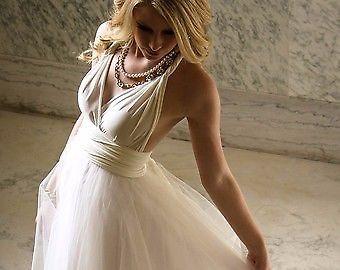 Stunning Bridal Infinity Dresses with overlays