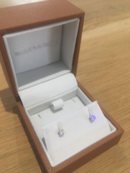 Diamond earring set for sale
