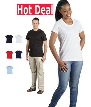 Ladies T-Shirts, Unisex T-Shirts, Golf Shirts, Workwear, White Lab Coats, PPE