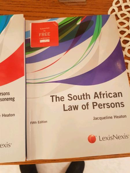 Unisa law of persons.. PVL text books