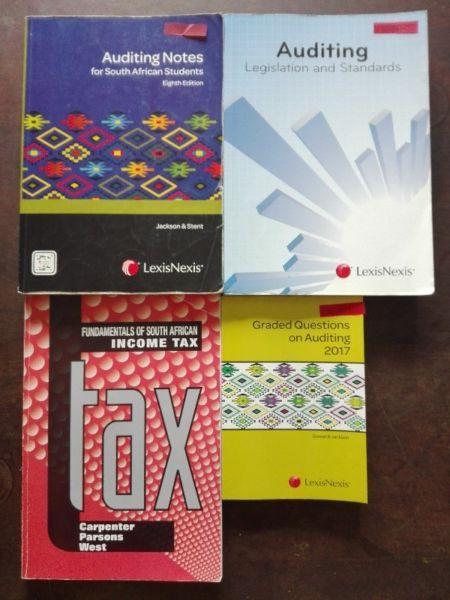 Auditing and TAX textbooks