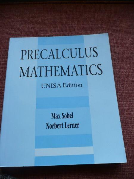 PRECALCULUS MATHEMATICS - Max. A. Sobel & Norbert Lerner