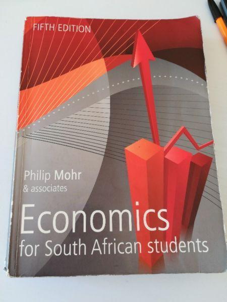 ECONOMICS FOR SOUTH AFRICAN STUDENTS 5TH EDITION PHILIP MOHR FOR SALE