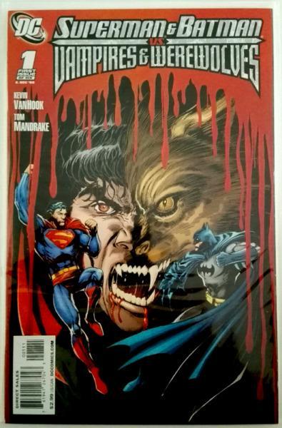 Batman & Superman vs Vampires & Werewolves #1 comic book