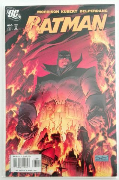 Batman #666 & Superman #666 comic books