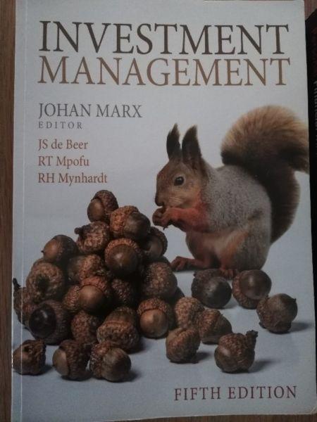 Investment Management 5th edition, Marx J
