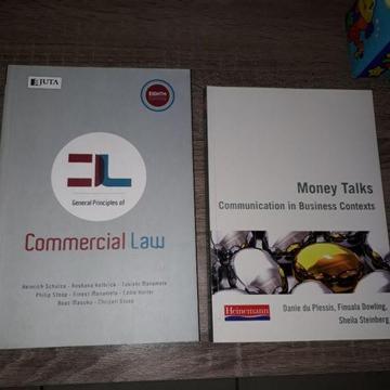 Unisa textbooks Commercial Law and Money Talks
