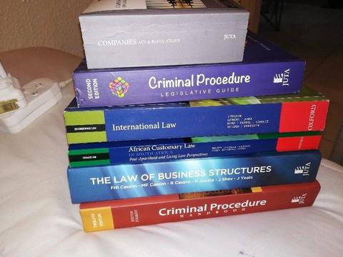 UNISA LAW TEXTBOOKS FOR SALE