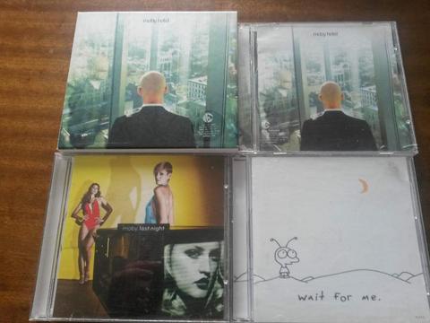 4 Moby CDs R420 negotiable for all four