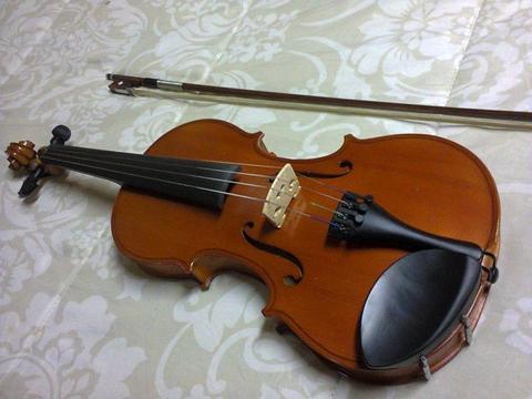 LOCTO VIOLIN – Model 199 with bow and original hard body case. Not Neg. R1900.00 In good condition
