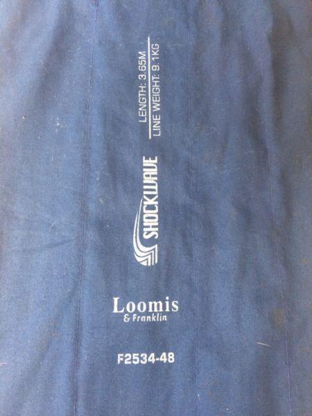 Loomis and Franklin 3 piece fishing rod