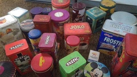 Collectors Tins/Containers (75x). Perfect for craft market sellers.