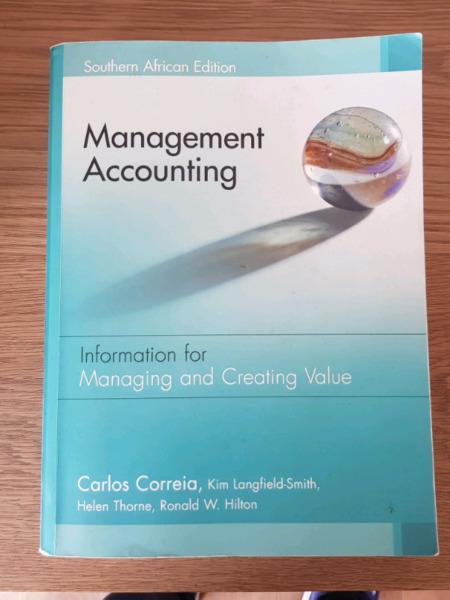 Management Accounting: Information for Managing and Creating Valie Carlos Correia