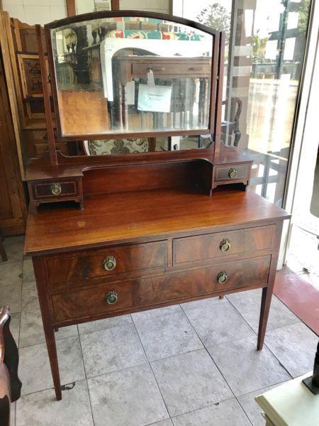 Antique Edwardian mahogany dressing table